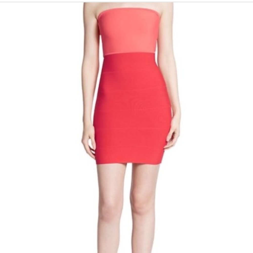 COPY - NWOT BCBG MAX AZRIA ALYONA COLORLOCK BANDAGE DRESS